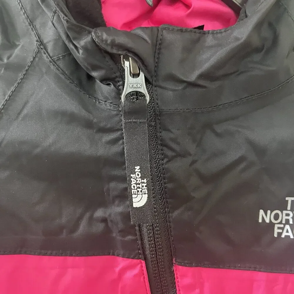 The North Face Insulated Tailout One Piece Snowsuit Pink Girls Size 18-24 Months